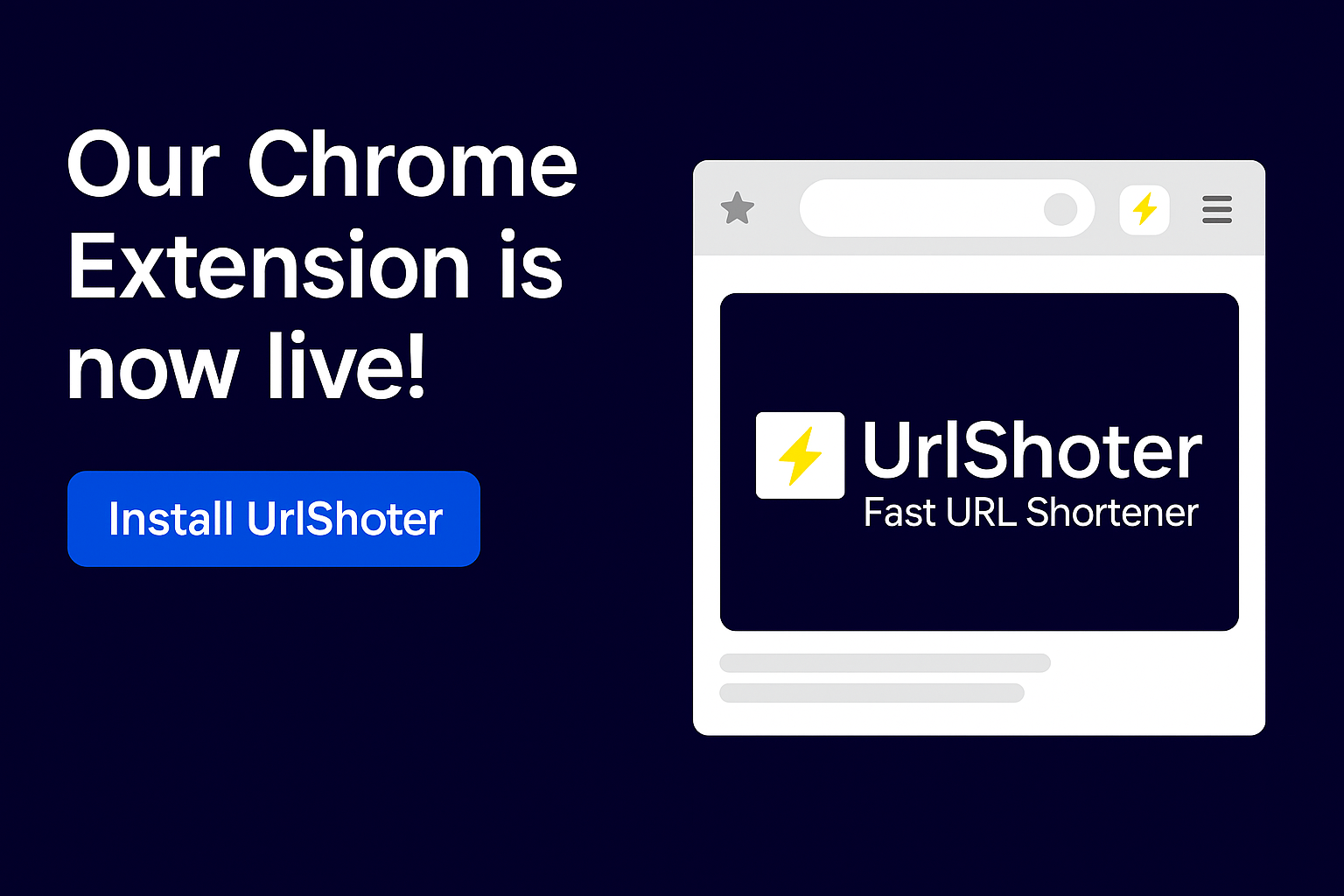 UrlShoter Chrome Extension Is Here: Shorten URLs Directly from Your Browser